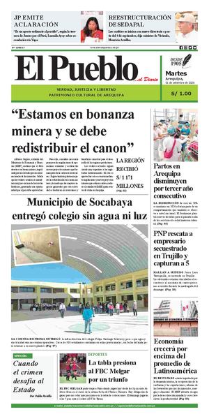2026 09 01 Diario El Pueblo Aqp