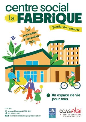 Centre social La Fabrique - Programme de septembre à décembre 2026