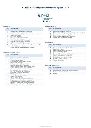 INVENTAIRE Sunêlia Prestige Randonnée 6pers 3ch Docx