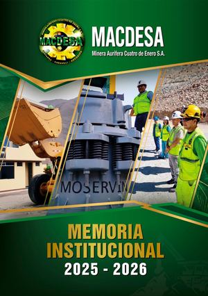 Memoria Institucional MACDESA 2026