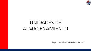 7 Unidades De Almacenamiento
