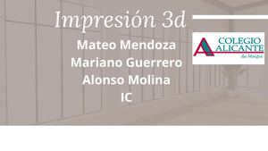 Impresión 3d