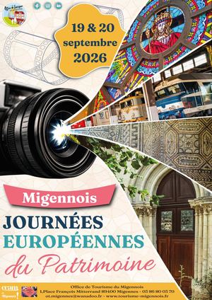 Programme des Journées Européennes du Migennois 2026 - Office de Tourisme du Migennois