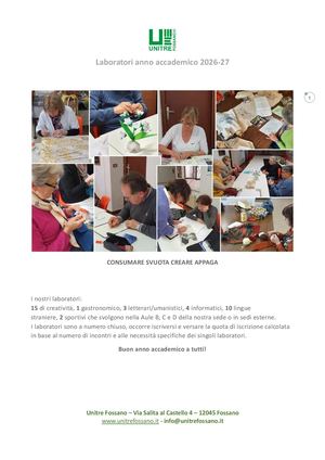 Laboratori Anno Accademico 2026 Descrizione