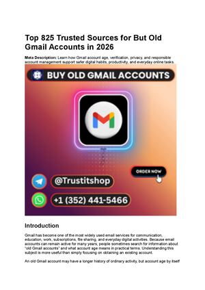 Top 825 Trusted Sources For But Old Gmail Accounts In 2026