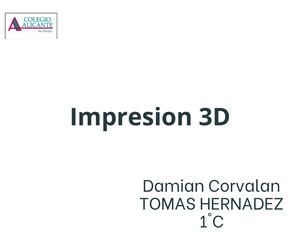 Impresión 3d