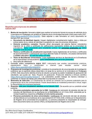 Admisión 27