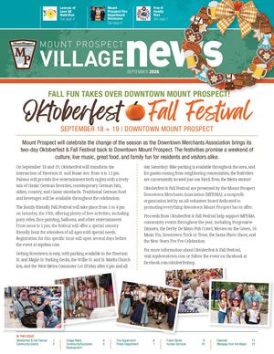 Village Newsletter September 2026