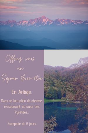 Plaquette Séjour Bien être Du 17 Au 22 Avril 2027 Ariege