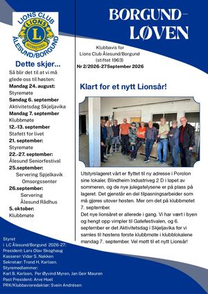 2026 2027 02 Borgund Løven September 2026