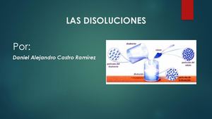 Las Disoluciones