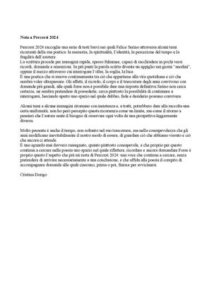 Nota A Percorsi 2024