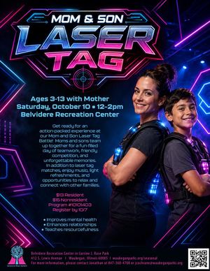 Mom & Son Laser Tag