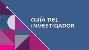 Cuaderno Del Investigador