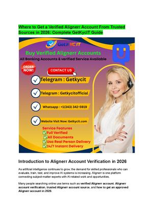 Where To Get Verified Alignerr Accounts 20 Best Options