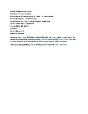 Curso Ética Guía 7