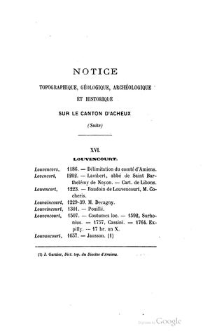 Cardevacque De 1882