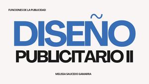 Diseño Publicitario Ii