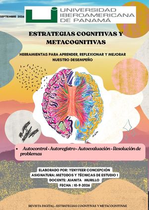 Revista Digital Educativa-Estrategias cognitivas y metacognitivas 2026