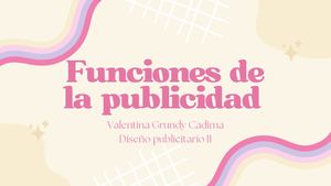 Funciones de la publicidad