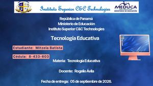 Tecnología Educativa Asignación #2