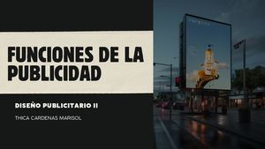 Funciones De La Publicidad