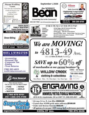 Weekly Bean September 1 2026