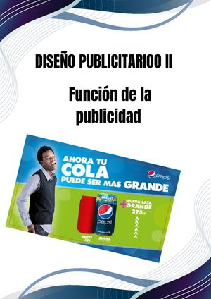 Diseño Publicitario funciones de la publicidad