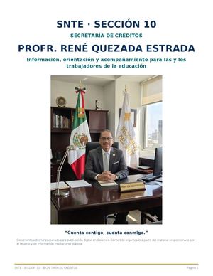 SECRETARÍA DE CRÉDITOS · SECCIÓN 10 SNTE