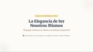 Manual De ÉTica La Elegancia De Ser Nosotros Mismos