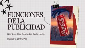 Funciones De La Publicidad