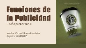 Funciones De La Publicidad
