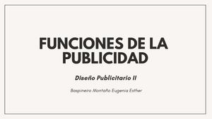 Función de la Publicidad