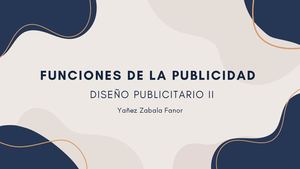 Funciones De La Publicidad