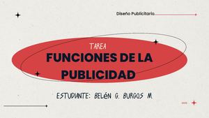 Función De La Publicidad