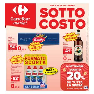 Volantino Carrefour Market Dal 04 Al 13 Settembre 2026
