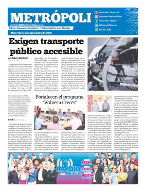 Metropoli Miércoles 02 De Septiembre 2026