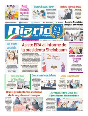 Portada, Miércoles 2 De Septiembre De 2026