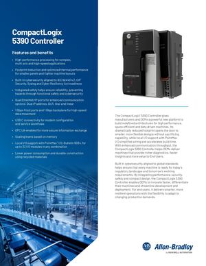 Compact Logix 5390 Controller Product Profile