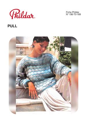 Fiche Phildar 196 T0 189 Pull