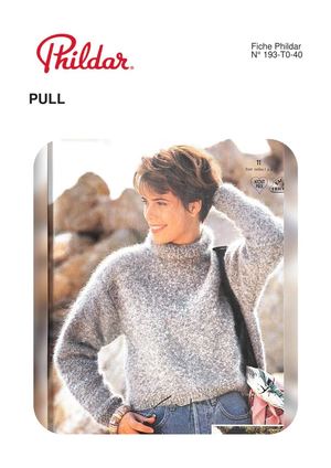 Fiche Phildar 193 T0 40 Pull