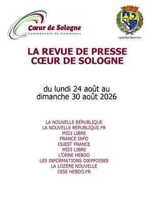 Revue Presse Coeurde Sologne S35