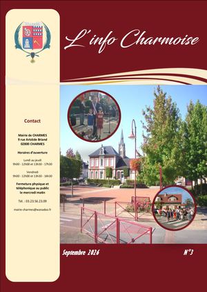 L'info Charmoise N°3 Septembre 2026 Commune De Charmes Aisne