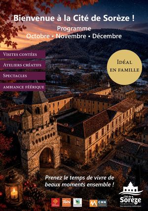 PROGRAMME CITE DE SOREZE Octobre à Décembre