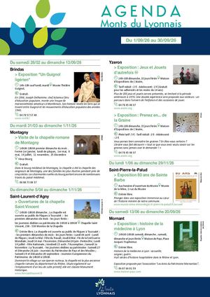 Agenda Septembre
