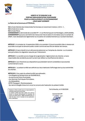 Arrêtést 2026 09 14 58 Itp 2rue Saint Gombert