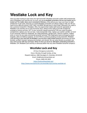 Westlake Lock And Key