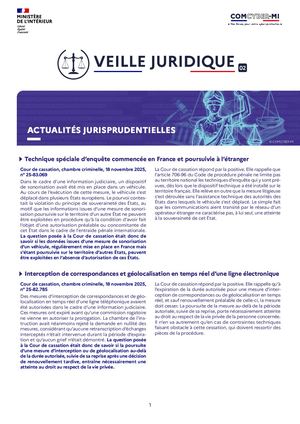 Veille Juridique #2602