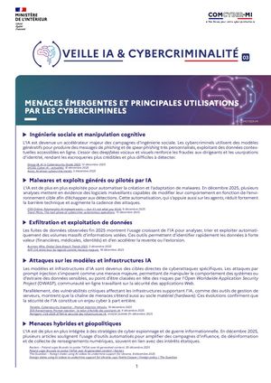 Veille Ia & Cybercriminalite #03