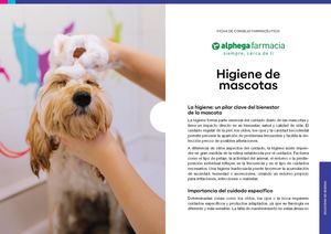Ficha Recomendación Higiene De Mascotas